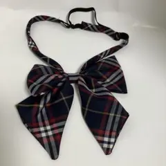制服リボン　赤紺チェック
