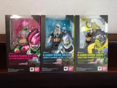(開封済み)S.H.Figuarts 仮面ライダーエグゼイド 3体セット