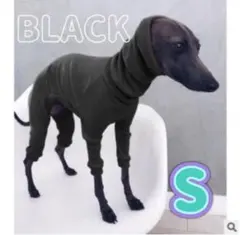 블랙 S 강아지 의류 롬퍼 이탈리안 그레이드 하운드