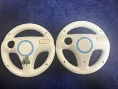 任天堂　Wii マリオカート ハンドル ２個セット