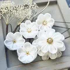 つまみ細工　髪飾りセット☆ 七五三 成人式 結婚式