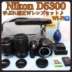 ニコン D5600✨一眼レフカメラ✨望遠レンズ付✨スマホ転送✨運動会