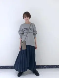 COLLAGE GALLARDAGALANTE プリーツラップ マキシ スカート