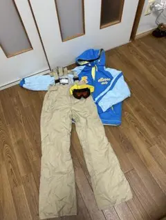 3セットellesseスキーウェア　上下セット サイズ　150cm ゴーグル付