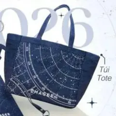 chagee 覇王茶姫　デニムトートバッグ　海外限定　ウォニョン