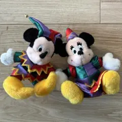 ディズニー ミッキー ミニー ぬいぐるみ キーホルダー レトロ