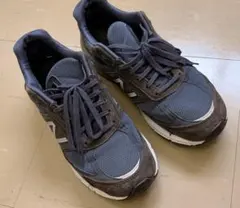 New Balance 990 v4ネイビー スニーカー28cm