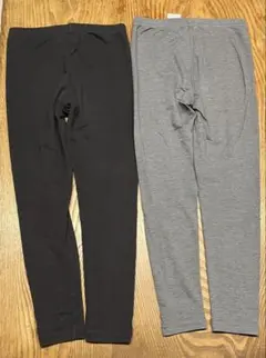 ユニクロ　ヒートテック　エクストラウォーム　レギンス　2枚組