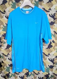 00s Y2K NIKE ナイキ メッシュTシャツ 半袖 ティファニーブルー - メルカリ