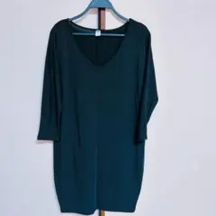 OLDNAVYVネック チュニックブラックSサイズのサムネイル