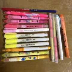 蛍光ペン マーカー ペン類 まとめ売りのサムネイル