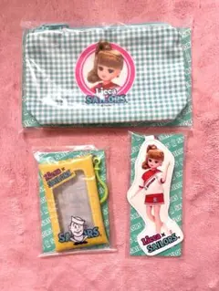 ダイカットキーチェーン　ポーチ　ミニクリアポーチ　リカちゃんクジ　セーラーズ