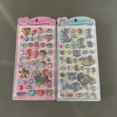 トムとジェリー、パワパフガールズ　うるちゅるポップシール