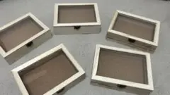 【seria セリア/インテリアウッドコレクションケース　木箱】5箱
