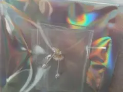 ピアス×3十透明ケース付き×3十ピアスキャッチ