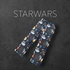 90s STAR WARS 総柄フリースパジャマパンツ ヴィンテージ 刺繍タグのサムネイル