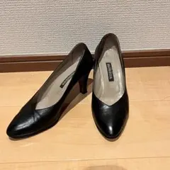 黒 パンプス　7cm 銀座ワシントンのサムネイル
