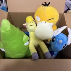 トランセル　コダック　ポニータ　ハクリュウ　ぬいぐるみセット