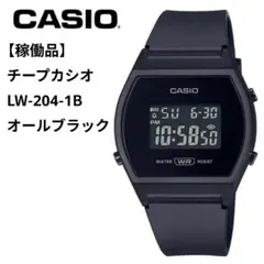 【稼働品】チープカシオ LW-204-1B ブラック