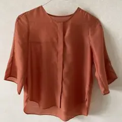 【美品】GEORGES RECH 七部袖ブラウス36