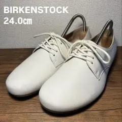 極美品　BIRKENSTOCK ビルケンシュトック ソーンダース 24.5 白 極美品 BIRKENSTOCK ビルケンシュトック ソーンダース 24.5 白 - メルカリ