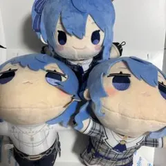 【まとめ売り】星街すいせい　寝そべりぬいぐるみ2種　パペットぬいぐるみ1種