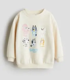 Ｈ＆Ｍ★ブルーイ プリントスウェットシャツ 人気 コラボ トレーナー 長袖
