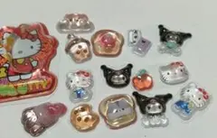 正規品ボンボンドロップシールおすそ分けセット キティ、クロミ、ハムハムボンボン