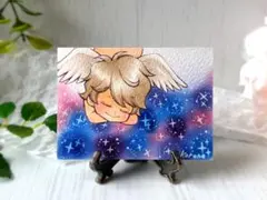 【007】オリキャラ 手描き 創作 アナログイラスト 原画 ヒーリングアート