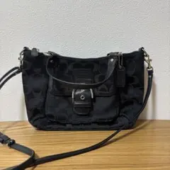 【2/25 1日限りセール中】 COACH コーチ ショルダーバッグ ブラック