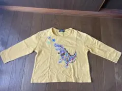 klädkäp 恐竜プリント 長袖カットソー 100cm