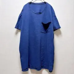 フルーツオブザルーム Ｔシャツ クルーネック 半袖 無地 L 紺 綿 デイリー