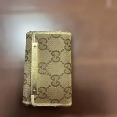 GUCCI ベージュ GGパターン キーケース