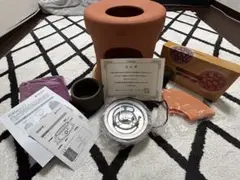 【中古美品】ファンジン⭐︎よもぎ蒸し用壺 楽天市場】【Ge 黄土壺】送料無料 ファンジン 正規品 よもぎ蒸し