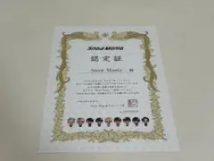 SnowMan アルバム　特典　認定証