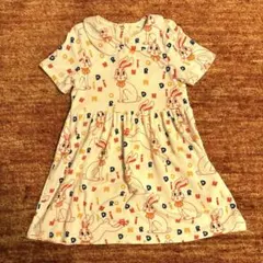 mini rodini 半袖ワンピース ウサギ柄　 92-98cm 2-3Yのサムネイル