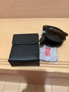 美品 山下智久 レイバン サングラス フォールディングウェイファーラー