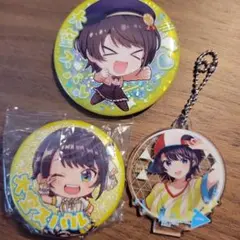 大空スバル CANバッジ 10個 湊あくあさんや大空スバルさんがちっちゃくデフォルメ！ 「CAN