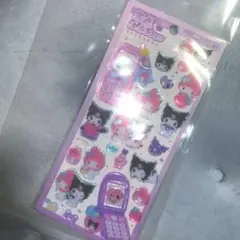 正規品　平成はっぴーフォンシール　クロミ　マイメロ