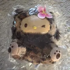ハローキティ ヒョウ柄ぬいぐるみ