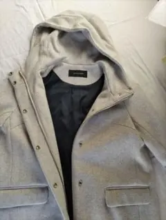 JEANASIS フード付きグレーコート Fサイズ