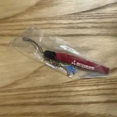 【新品未使用】三菱重工 名誘 飛行機 ストラップ レッド