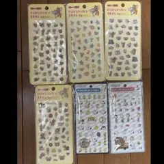 【まとめ買い15%off】ぷくぷくシール6枚セット