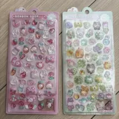 正規品 ボンボンドロップシール 2枚セット クーリア ねこねこ ももいろのサムネイル