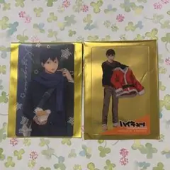 ハイキュー　影山飛雄　クリアカード　2枚セット