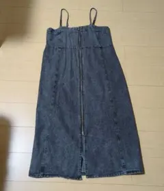 新品未使用　しまむら　デニムキャミワンピース　3L