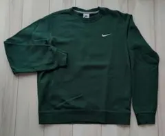 NIKE クルーネックスウェット メンズ ダークグリーン　海外品