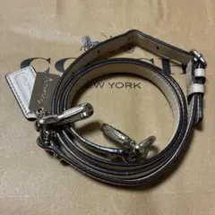 COACH コーチ　レザー　ショルダーストラップ キーホルダーセット