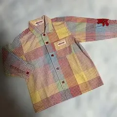 MIKI HOUSE チェックシャツ 90cm