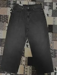 h&m バギーデニム ブラック